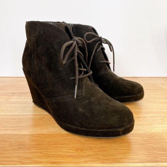 black wedge booties target